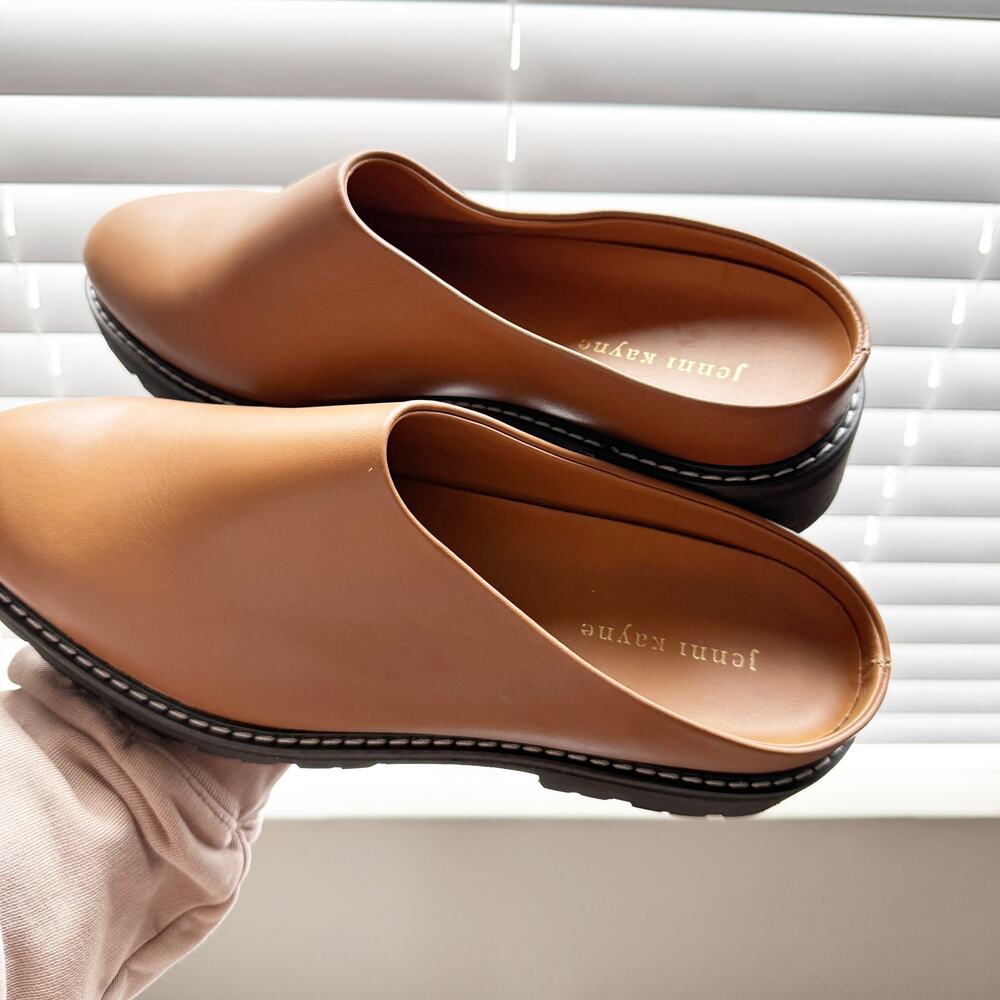 NEW Jenni Kayne Leather Lug Mule Canyon Size 41 - Picture 5 of 6
